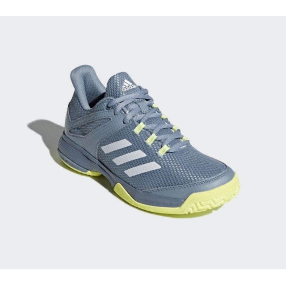 EUC Adidas Adizero Club Sneakers Blue Yellow Tennis Shoes